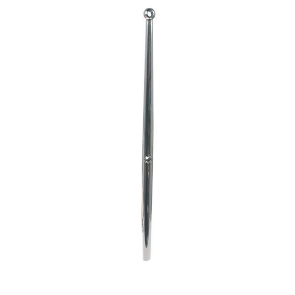 Scepter med kultopp, 610 mm, AISI 316, Ø 25,4 mm, 31,5 cm hålavstånd