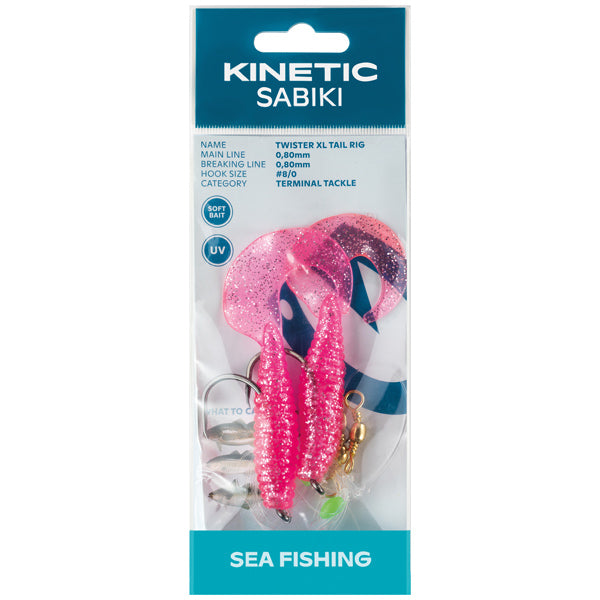 Kinetic, Sabiki Twister Xl Pink/Silver