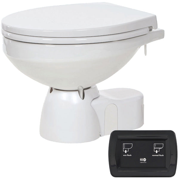 Jabsco, Quiet Flush E2 Compact 12V färskvattentoalett med magnetventil 38045-3092