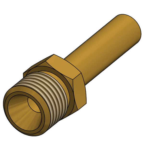 IGT, Gasol Ø8 mm Rörstuts – Lh1/4" Gänga