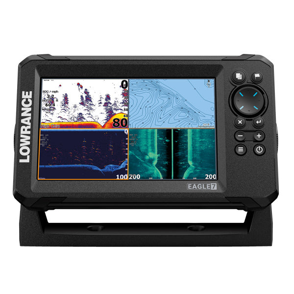 Lowrance, Eagle 7 Tripleshot HD, ekolod med SplitShot och DownScan Imaging