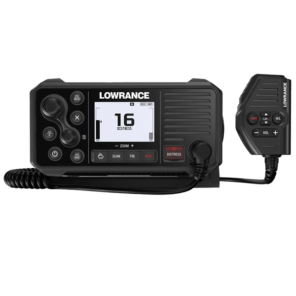 Lowrance, Link-9 VHF-radio med GPS/AIS och NMEA 2000-gränssnitt, DSC klass D, 25W/1W