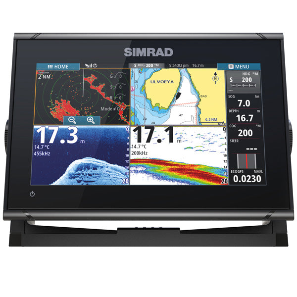 Simrad, GO9 XSE med HDI-givare, 9"