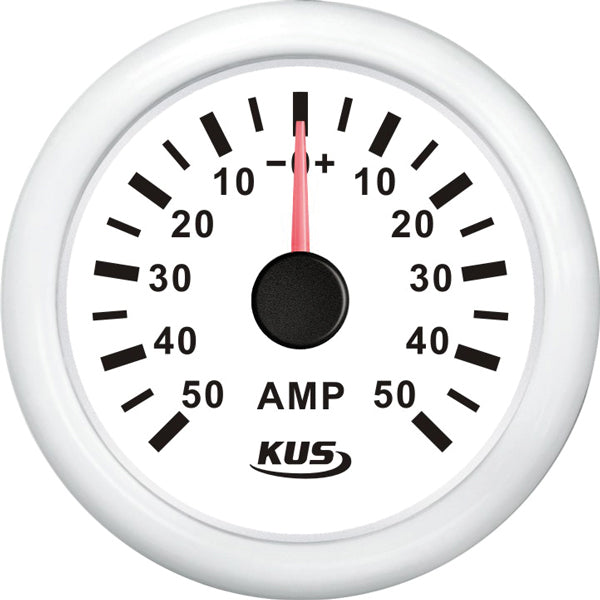 Kus, Kus Amperemeter Vit, Med 50Amp Shunt