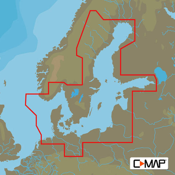 C-Map, D299 Max 4-D, Danmark Till Raymarine