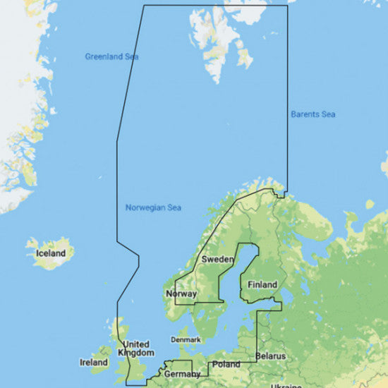 C-Map, C-Map Y050 Discover, Skandinavien "Endast Vid Köp Av Plotter