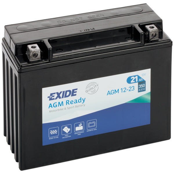 Exide, Agm Start Batteri, 21 Amp