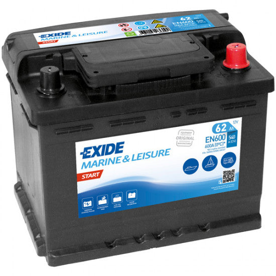 Exide, Startbatteri, 62 Amp