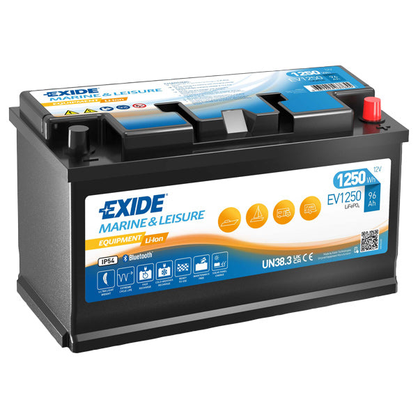 Exide, Ev1250 Litiumbatteri 96A