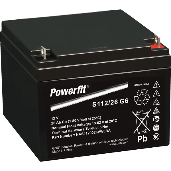 Exide Batteri Powerfit dual AGM 26ah