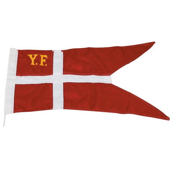 1852, Yf-Flagga Med Ø3mm Lina, 34 X 65Cm