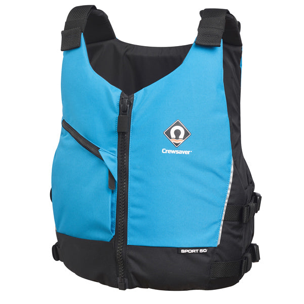 Crewsaver, Simväst Sport 50N, Blue Junior, 66-86 cm, 30-40 kg