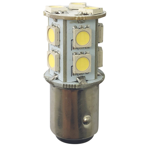 1852, Led-Lanternlampa Bay15D Ø19X43mm 10-36Vdc, 2 St