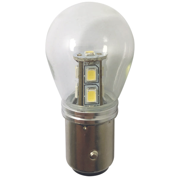 1852, Led-Lanternlampa Bay15D Ø25X48mm 10-36Vdc, 2 St