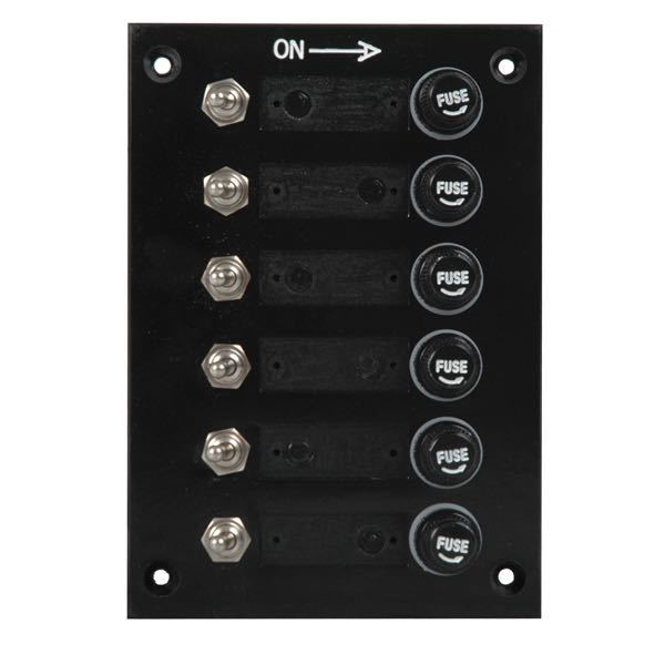 SeaTec, Elpanel Med 6 Kontakter Till 12V