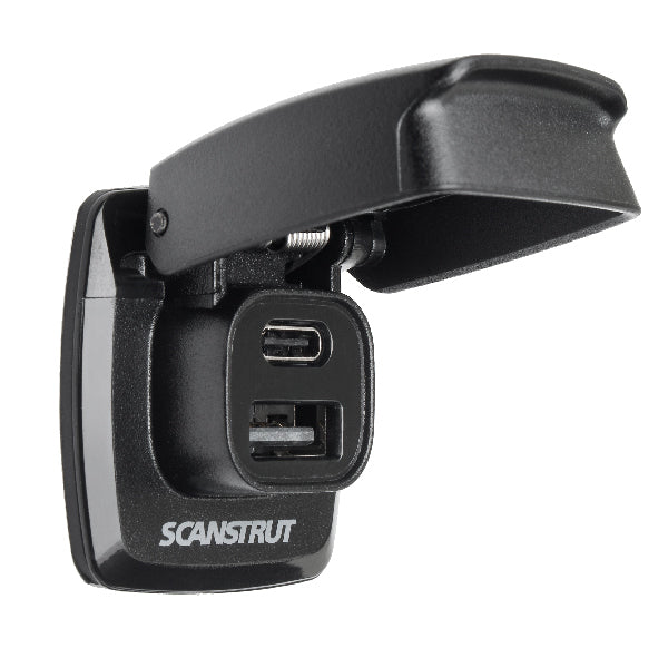 ScanStrut, Flip-Pro Usb-A & Usb-C Laddaren Vattentät, 12-24V