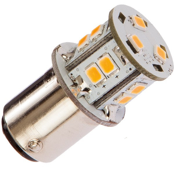 Nautcled, bajonett LED-lampa BA15D, 1,8 W, 2700 Kelvin, 190 Lumen