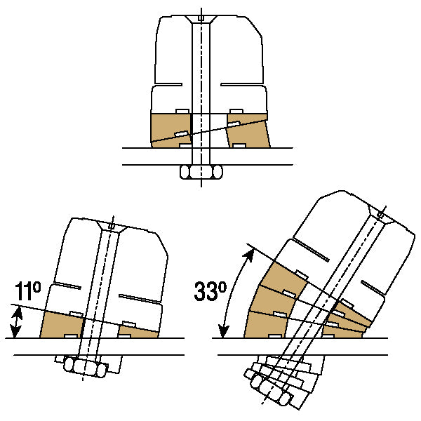 Ronstan, Medium, Underlagskit, Svart