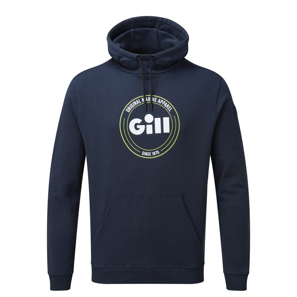 Gill, Cavo hoodie marinblå, storlek L, 270gsm ekologisk bomull