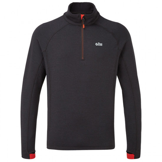 Gill, 1081 4-Vägs Termisk Fleece, Grafit Str L