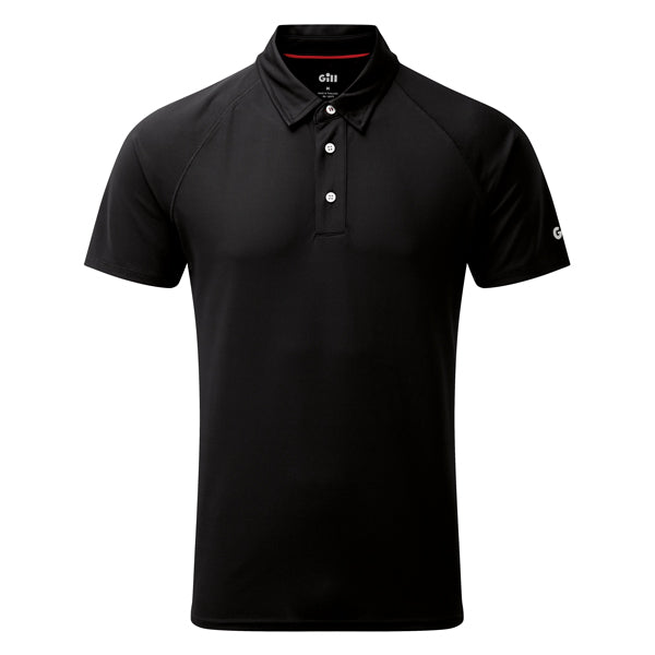 Gill, Uv008 Polo Men'S Uv50+ Svart St M