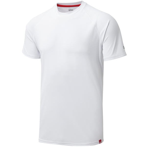 Gill, Uv010 Herr Uv Tec T-Shirt Vit Str L