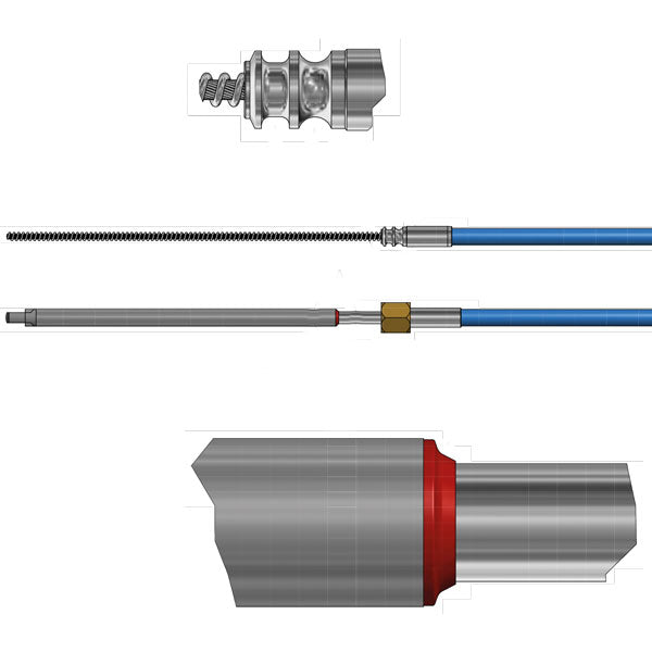 Ultraflex, Styrkabel "Mach" M90, 8 Fot