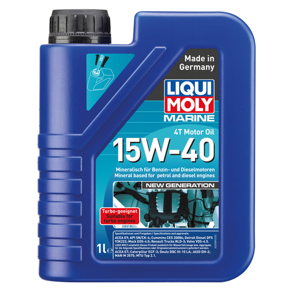 Liqui Moly, 4T Motor Olja 15W-40 New Generation, 1L