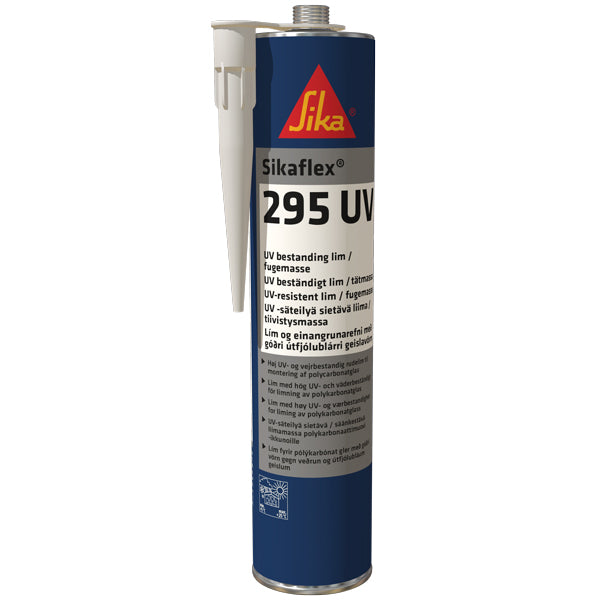 Sika, Flex 295Uv Pu-Lim Svart, 300Ml