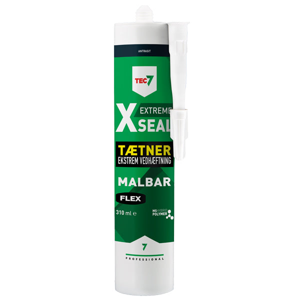 Tec7, X-Seal Flex Fogmassa 310 Ml Patron Betonggrå