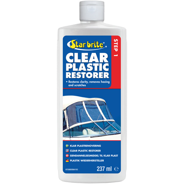 Star Brite, Clear Plastic Restorer Steg 1 250 Ml.