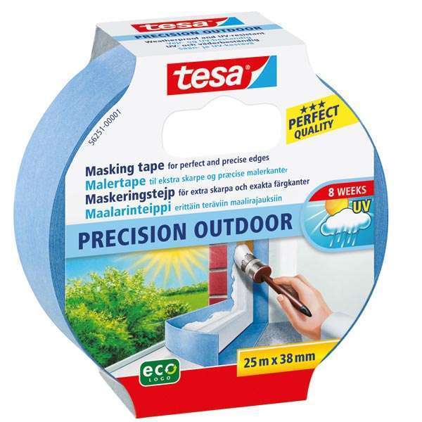 Tesa, Tape Precision 50M X 38mm Blå