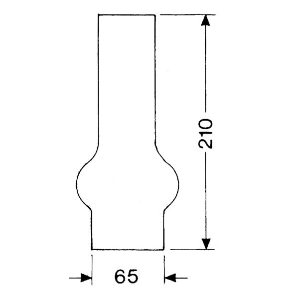 DHR, Lampglas 20''' X 210 mm