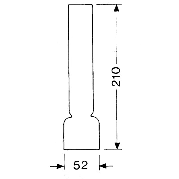 DHR, Lampglas 14''' X 210 mm