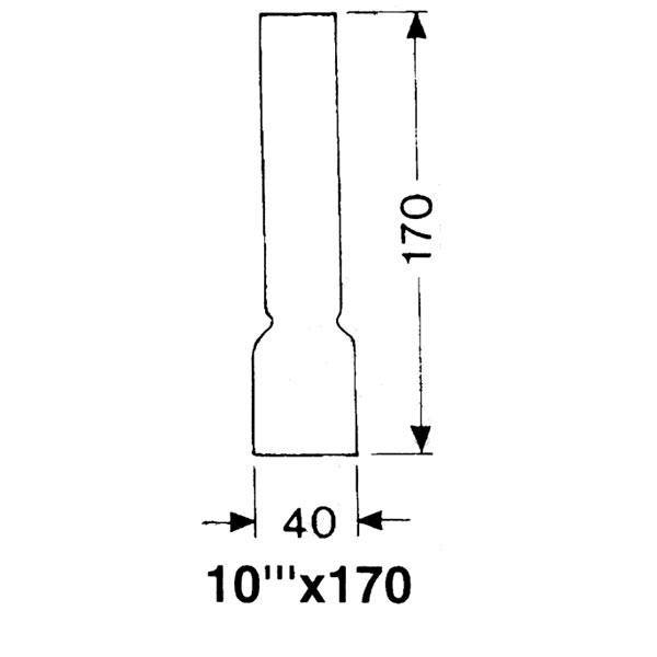 DHR, Lampglas 10''' X 170 mm