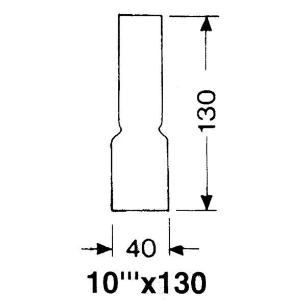 DHR, Lampglas 10''' X 130 mm