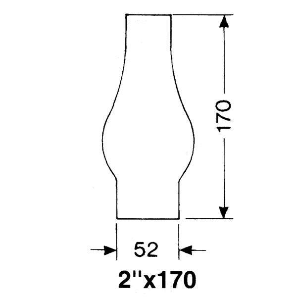 DHR, Lampglas 2''' X 170 mm