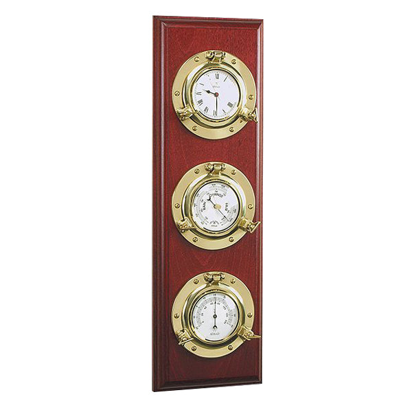 Foresti, Barometerstation Med Klocka, Barometer & Termometer